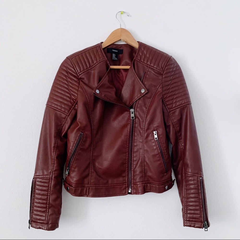 Faux Leather Jacket